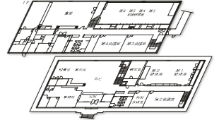 本館（清峯殿）間取り図